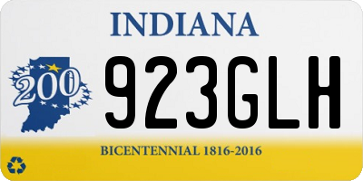 IN license plate 923GLH