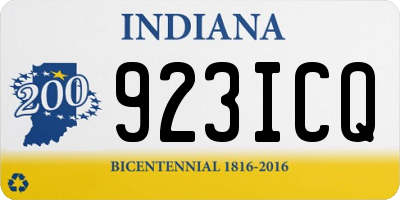 IN license plate 923ICQ