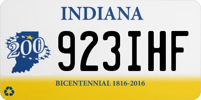 IN license plate 923IHF