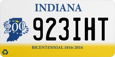 IN license plate 923IHT