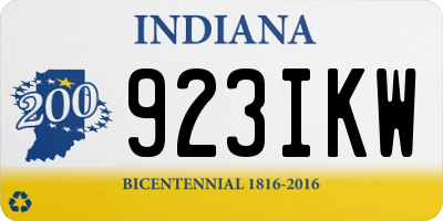 IN license plate 923IKW