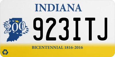 IN license plate 923ITJ