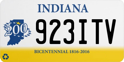 IN license plate 923ITV