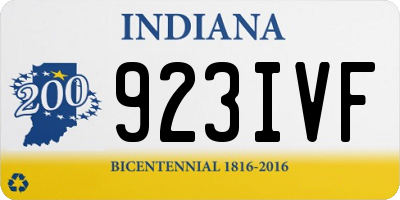 IN license plate 923IVF
