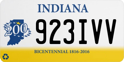 IN license plate 923IVV