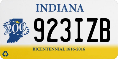 IN license plate 923IZB