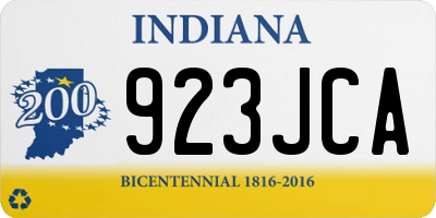IN license plate 923JCA