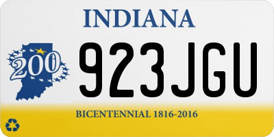 IN license plate 923JGU