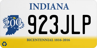 IN license plate 923JLP