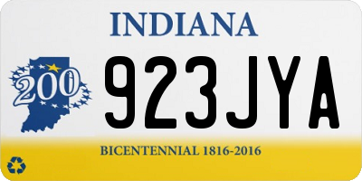 IN license plate 923JYA