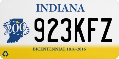 IN license plate 923KFZ
