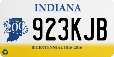 IN license plate 923KJB
