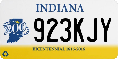 IN license plate 923KJY
