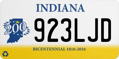 IN license plate 923LJD