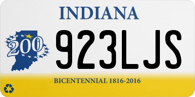 IN license plate 923LJS