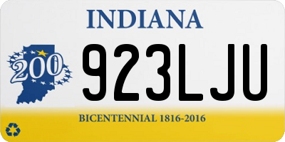 IN license plate 923LJU