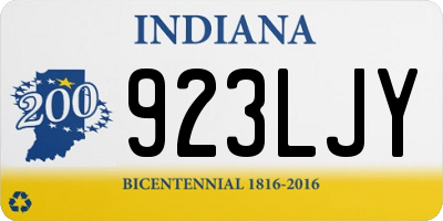 IN license plate 923LJY