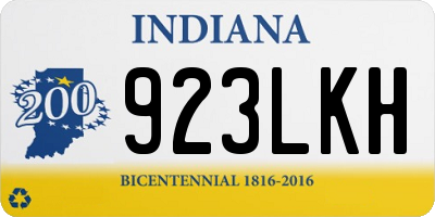 IN license plate 923LKH