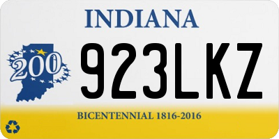 IN license plate 923LKZ