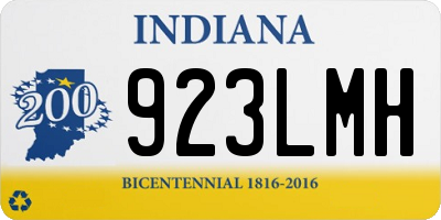 IN license plate 923LMH