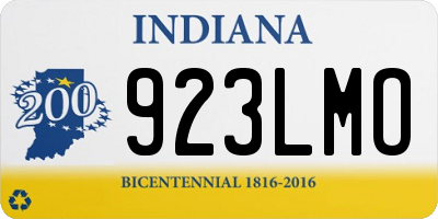 IN license plate 923LMO