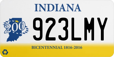 IN license plate 923LMY