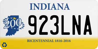IN license plate 923LNA