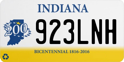 IN license plate 923LNH