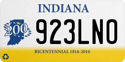 IN license plate 923LNO