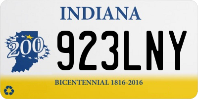 IN license plate 923LNY