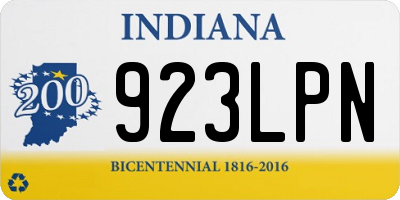 IN license plate 923LPN