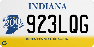 IN license plate 923LQG