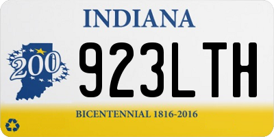 IN license plate 923LTH