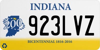 IN license plate 923LVZ