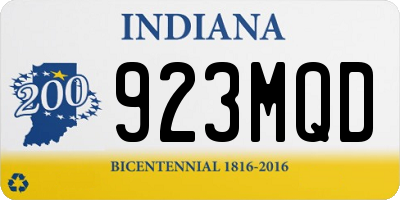 IN license plate 923MQD