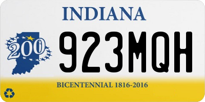 IN license plate 923MQH