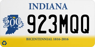 IN license plate 923MQQ