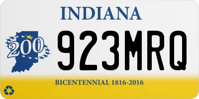 IN license plate 923MRQ