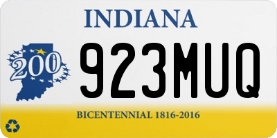 IN license plate 923MUQ