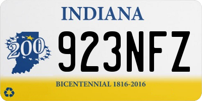 IN license plate 923NFZ