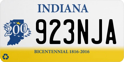 IN license plate 923NJA