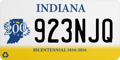IN license plate 923NJQ