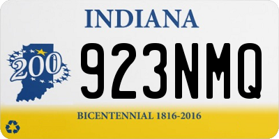IN license plate 923NMQ