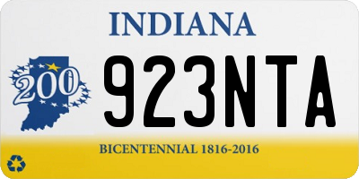 IN license plate 923NTA