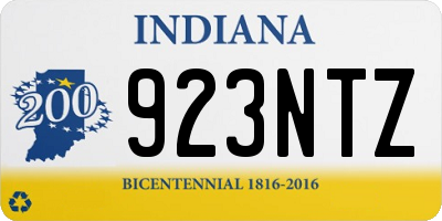 IN license plate 923NTZ