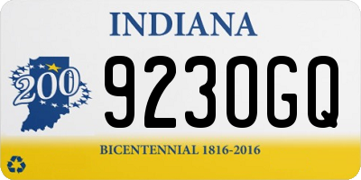 IN license plate 923OGQ