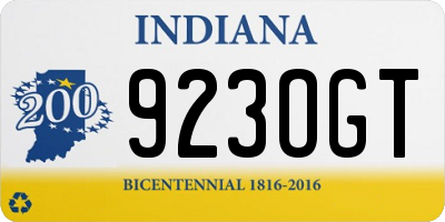 IN license plate 923OGT