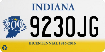 IN license plate 923OJG