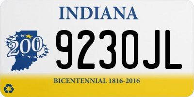 IN license plate 923OJL