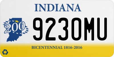 IN license plate 923OMU